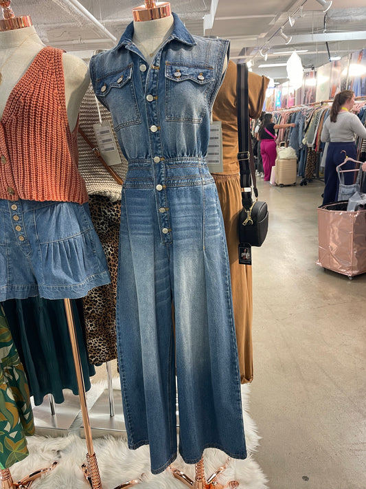 Denim jumpsuit