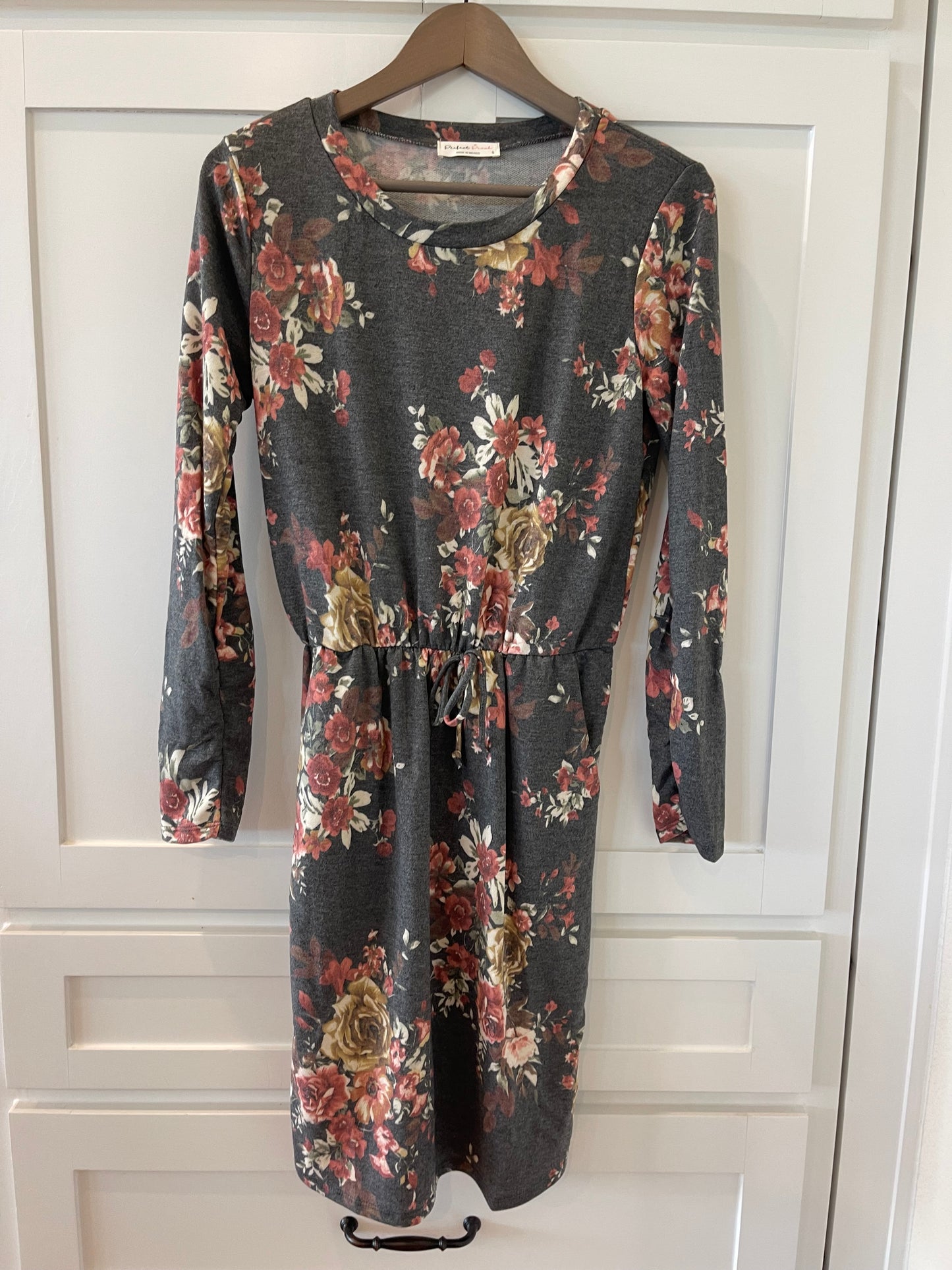 Long sleeve floral dress