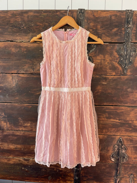 Pink Lace Dress